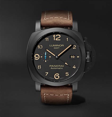 black ceramic panerai luminor|Panerai Luminor gmt 44mm price.